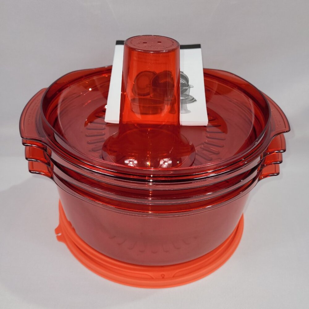 Tupperware Vintage 7 Piece Stack Cooker Microwave Cooking Set